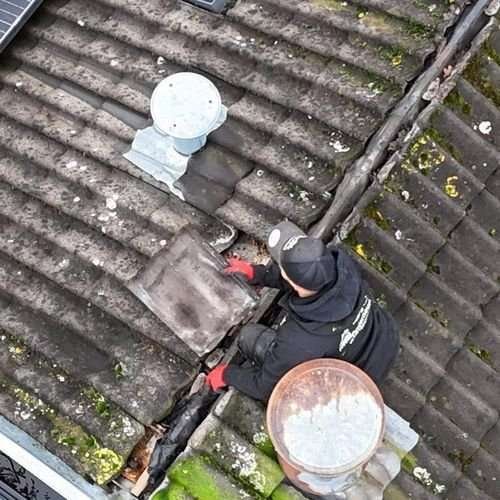 Een dakrenovatie bij oud pannendak in Vlaardingen